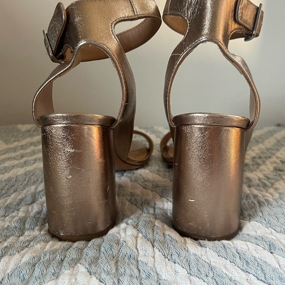 Rosé Gold Women's Sandals - Picture 5 of 8